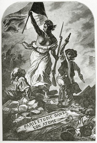 Paris Studied in its Atom, 19th Century by Ferdinand Victor Eugene Delacroix